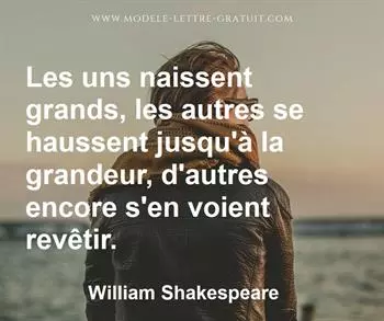 Citation de William Shakespeare
