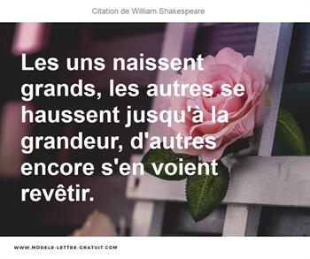 Citations William Shakespeare
