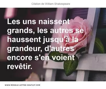 Citations William Shakespeare