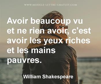 Citation de William Shakespeare