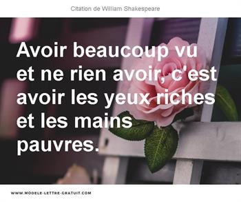 Citations William Shakespeare