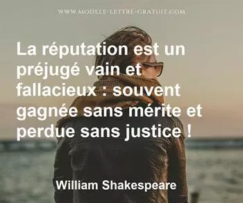 Citation de William Shakespeare