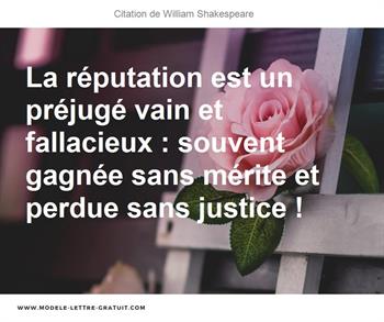 Citations William Shakespeare