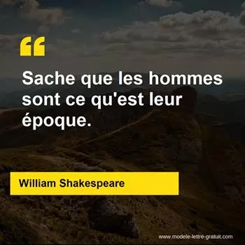 Citation William Shakespeare