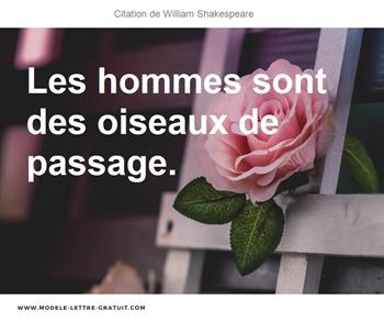 Citations William Shakespeare
