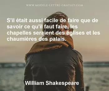 Citation de William Shakespeare