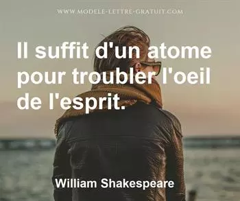 Citation de William Shakespeare