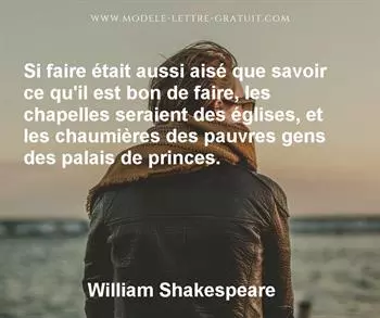 Citation de William Shakespeare