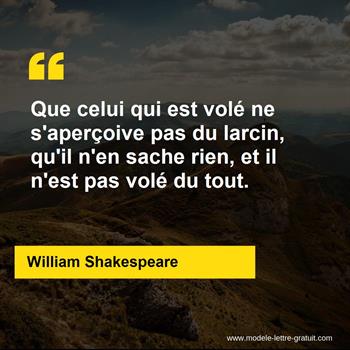 Citation de William Shakespeare