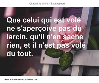 Citations William Shakespeare