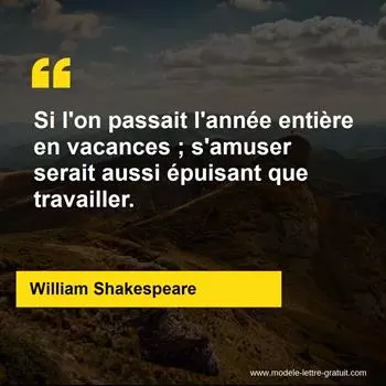Citation William Shakespeare