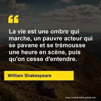 Citation William Shakespeare