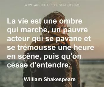 Citation de William Shakespeare