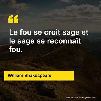 Citation William Shakespeare