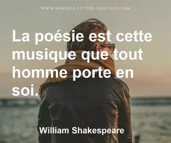 Citation de William Shakespeare