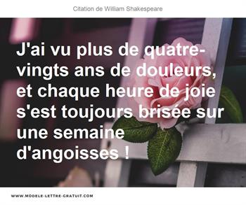 Citations William Shakespeare