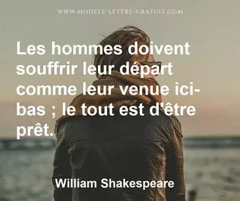 Citation de William Shakespeare
