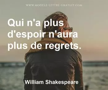 Citation de William Shakespeare