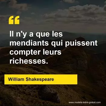 Citation William Shakespeare