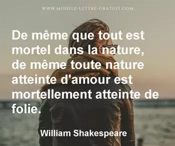 Citation de William Shakespeare