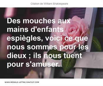 Citations William Shakespeare