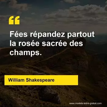 Citation William Shakespeare
