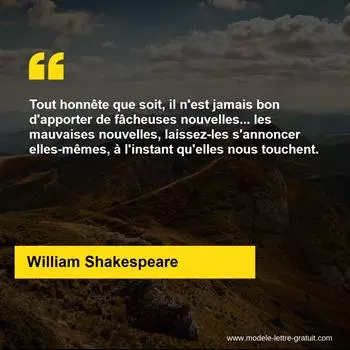 Citation William Shakespeare