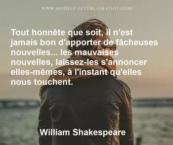 Citation de William Shakespeare