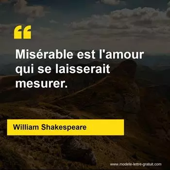 Citation William Shakespeare
