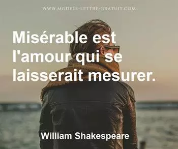 Citation de William Shakespeare