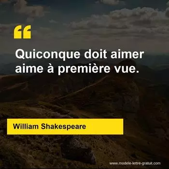 Citation William Shakespeare