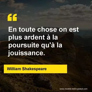 Citation William Shakespeare