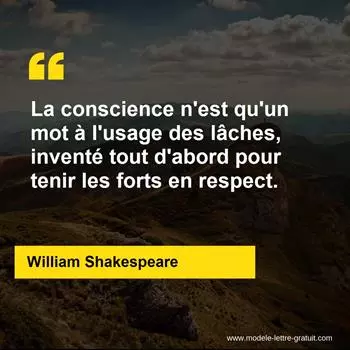 Citation William Shakespeare