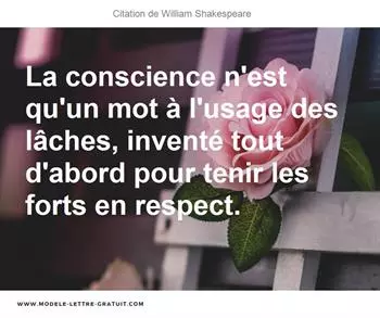 Citations William Shakespeare