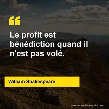 Citation William Shakespeare