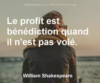 Citation de William Shakespeare