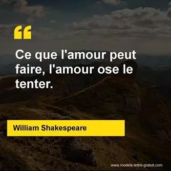 Citation William Shakespeare