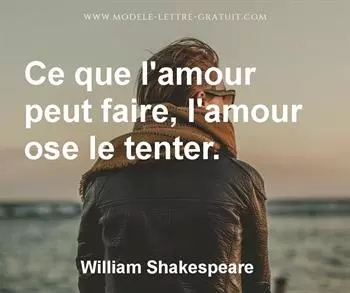 Citation de William Shakespeare