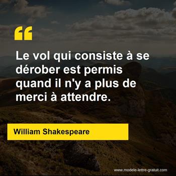 Citation de William Shakespeare