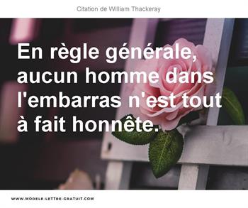Citations William Thackeray