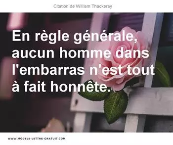 Citations William Thackeray