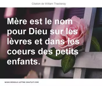 Citations William Thackeray