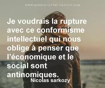 Citation de Nicolas sarkozy