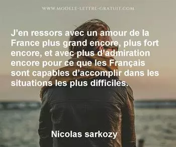 Citation de Nicolas sarkozy