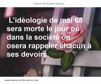 Citations Nicolas sarkozy