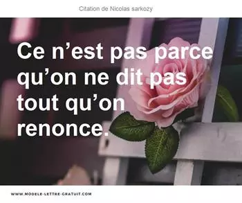 Citations Nicolas sarkozy