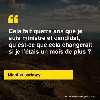 Citation Nicolas sarkozy