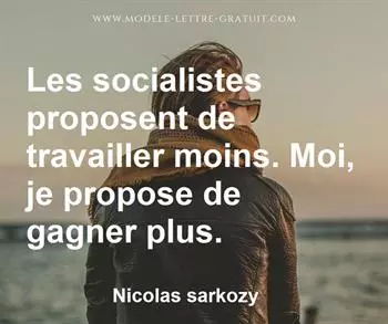 Citation de Nicolas sarkozy