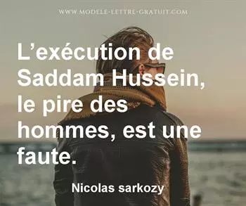 Citation de Nicolas sarkozy