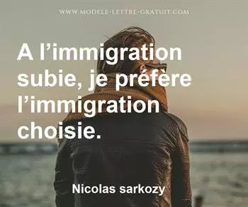 Citation de Nicolas sarkozy